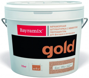 Bayramix Mineral Gold / Байрамикс Минерал Голд Перламутровая декоративная штукатурка