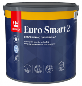 Tikkurila Euro Smart 2 / Тиккурила Евро 2 глубокоматовая краска