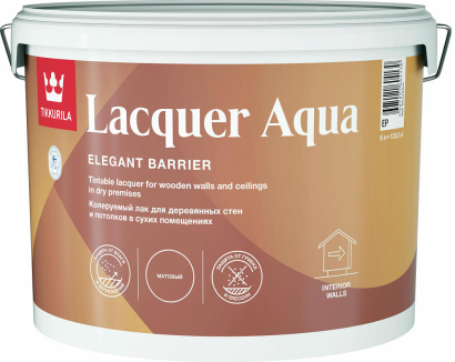 Tikkurila Euro Lacquer Aqua / Евро Лак Аква антисептирующий водный лак