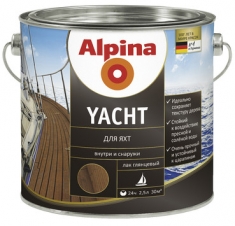 Alpina Yachtlack / Альпина Яхтный лак яхтный алкидно-уретановый