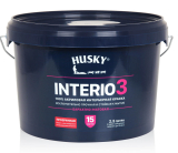 HUSKY INTERIO 3 / Хаски Интерио 3 бархатно-матовая интерьерная краска