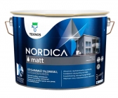 Teknos Nordica Matt / Текнос Нордика Мат краска для деревянных фасадов