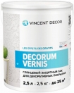 Vincent Decor Decorum Vernis / Декорум Вернис Лак защитный полуматовый или глянцевый для декоративных покрытий