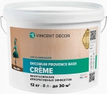 Vincent Decor Provence base Crème декоративное покрытие с множеством эффектов / Декорум Прованс база Крем