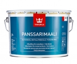 Краска Tikkurila Panssarimaali / Пансаримаали эмаль для металлических крыш База А Белая 9 л